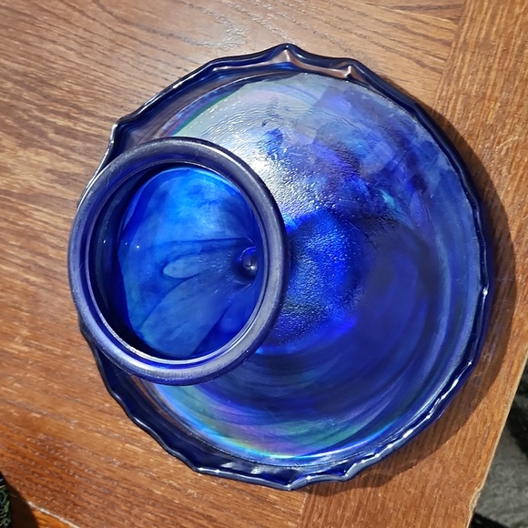 Cobalt blue cake tray - Picture 2 of 4